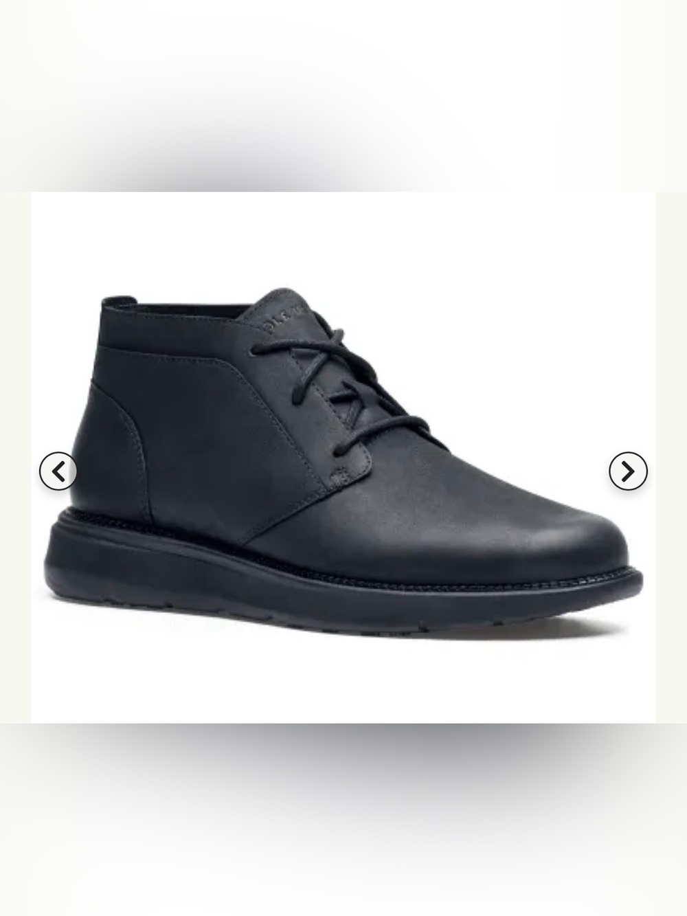 Cole Haan Black Leather Chukka Boots - Lace-Up Men’s Boots